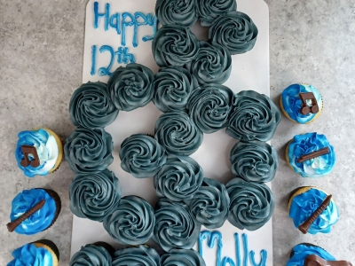 Happy Birthday 12 Cupcakes